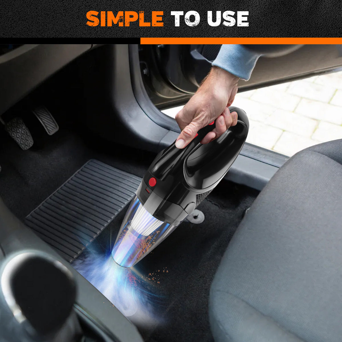 Quick clean-ups without the full-size vacuum