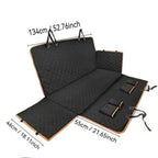 Dog car seat cover dimensions 134 cm wide
